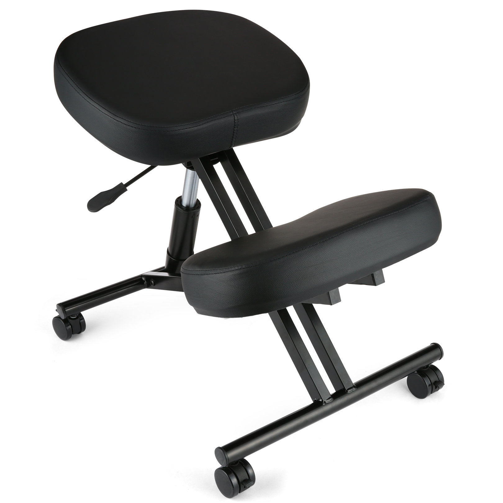 Inbox Zero Ergonomic Kneeling Chair Height Adjustable Stool With Thick Foam Cushions For Home And Office Reviews Wayfair